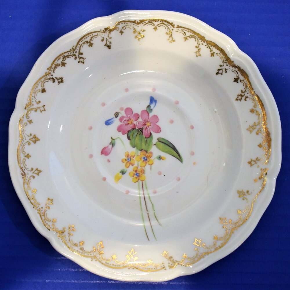 Edwin M. Knowles Semi Vitreous Teacup Saucer